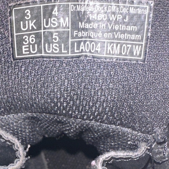 Waterproof 1460 Dr. Martens unisex Men’s 4/ women’s 5 - Picture 8 of 9